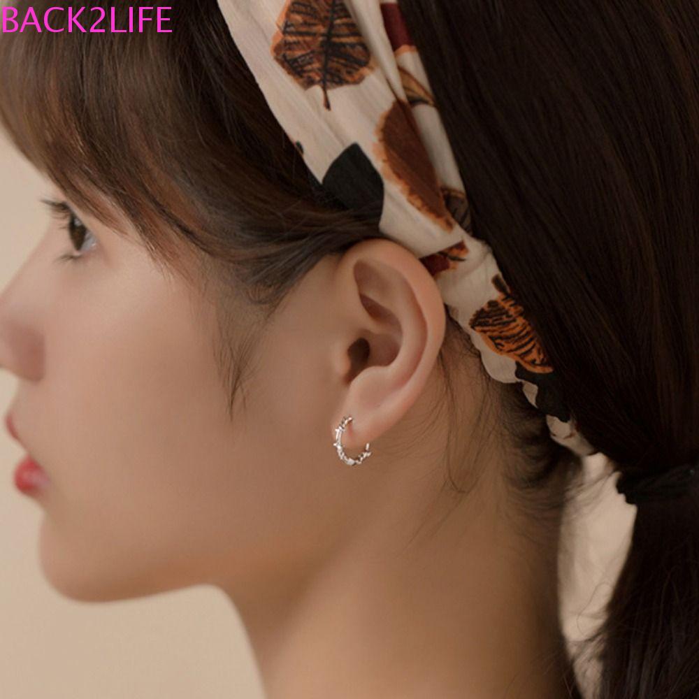 Bông Tai Tròn Thời Trang Sáng Tạo Phong Cách Gothic Hàn Quốc Back2Lilife