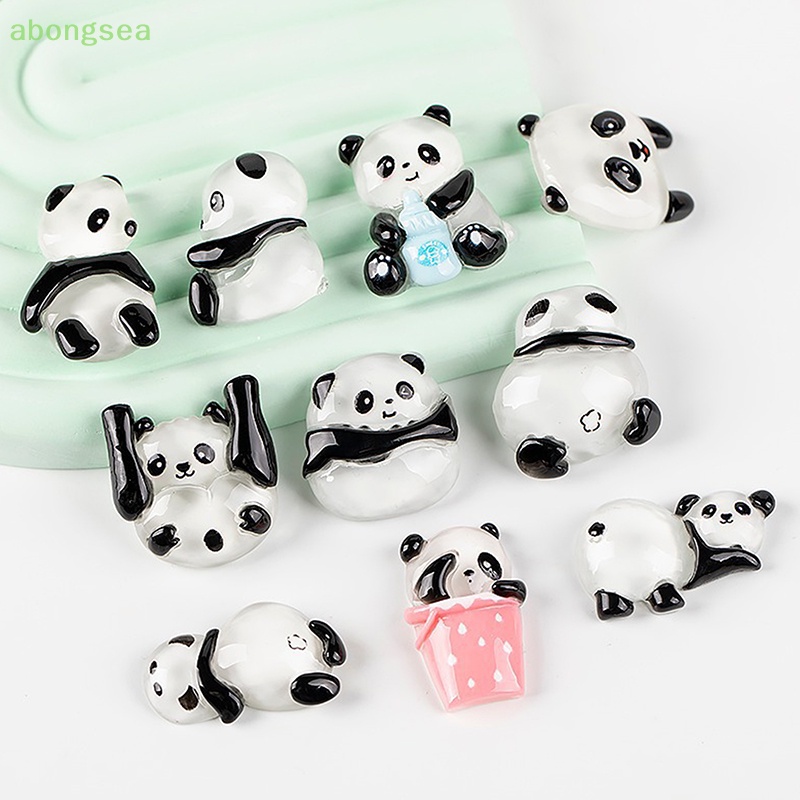 Set 5 Phụ Kiện Làm Trang Sức DIY Hình Gấu Trúc Thời Trang