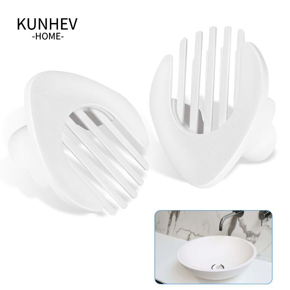 KUNHEV Set 2 Nắp Đậy Cống Thoát Nước Bồn Rửa Chén / Nhà Tắm Tiện Dụng Ốp