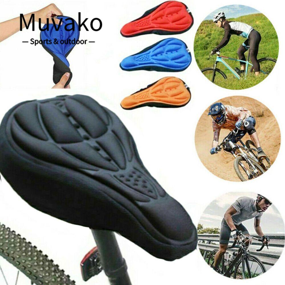 MUVAKO Vỏ Bọc Yên Xe Đạp Leo Núi Họa Tiết 3D Thoải Mái Chất Lượng Cao
