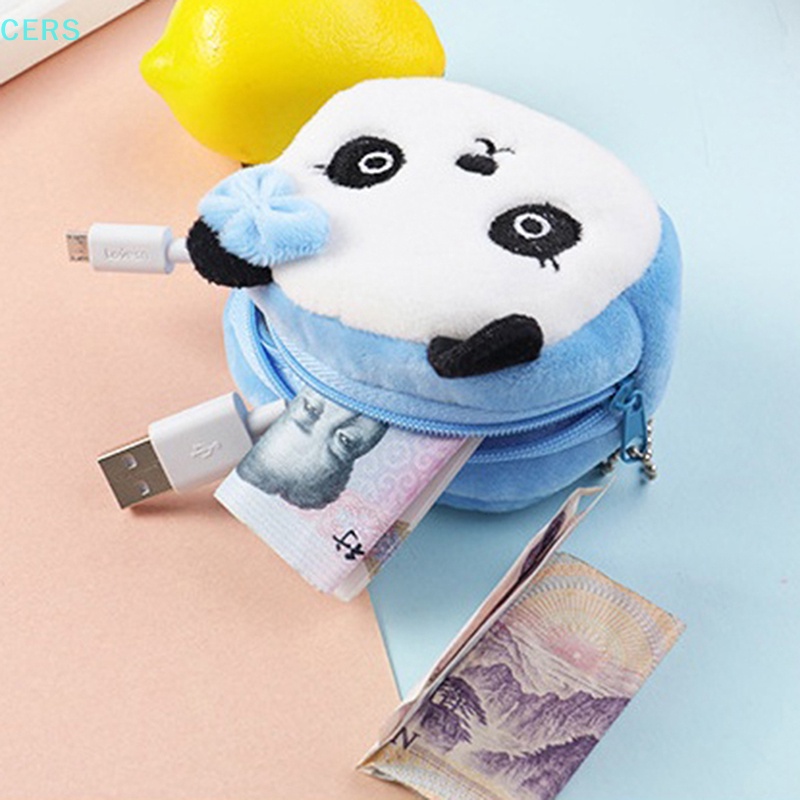 Ví Đựng Tiền Xu Ba Chiều Có Khóa Kéo Họa Tiết Hoạt Hình Dễ Thương