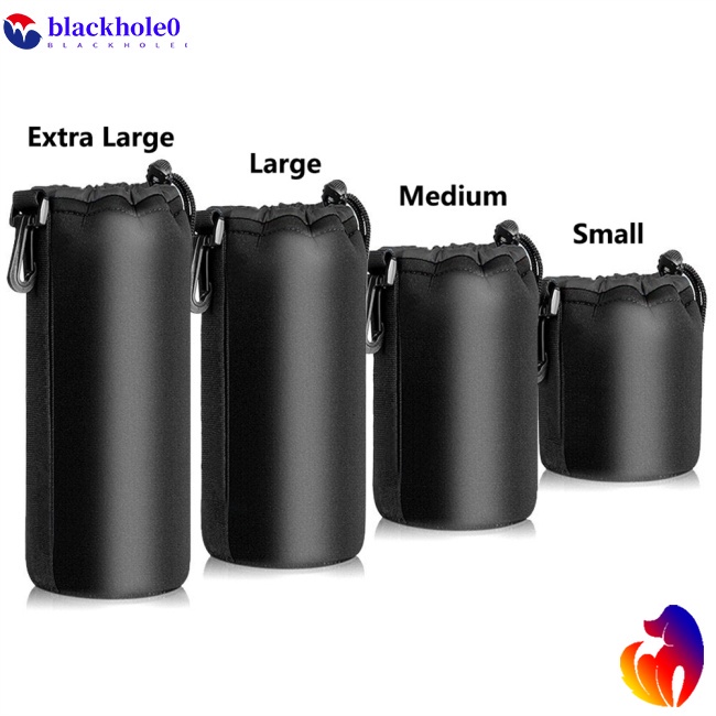 Túi Đựng Ống Kính Máy Ảnh DSLR Chất Liệu Cao Su Tổng Hợp Mềm Chống Thấm Nước Có 4 Size S M L XL