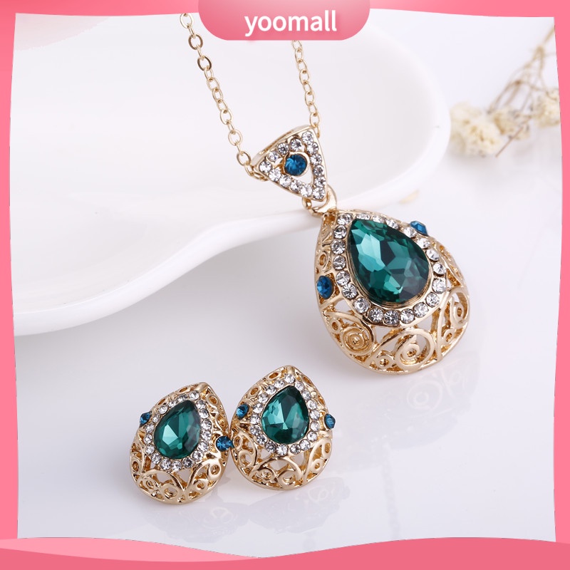 Bộ Trang Sức Gồm Bông Tai Thiết Kế Xinh Xắn Thời Trang