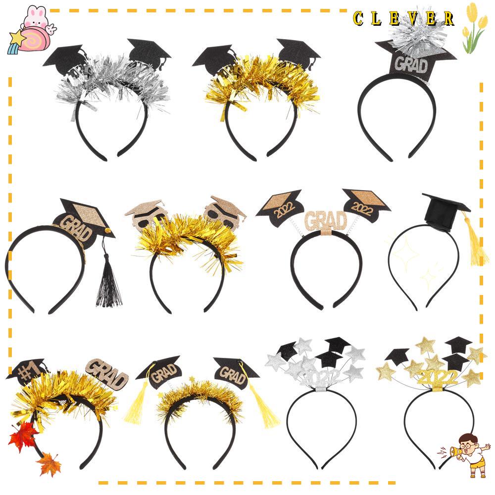 CLEVER Băng Đô Cài Tóc Trang Trí Tiệc Tốt Nghiệp Đáng Yêu
