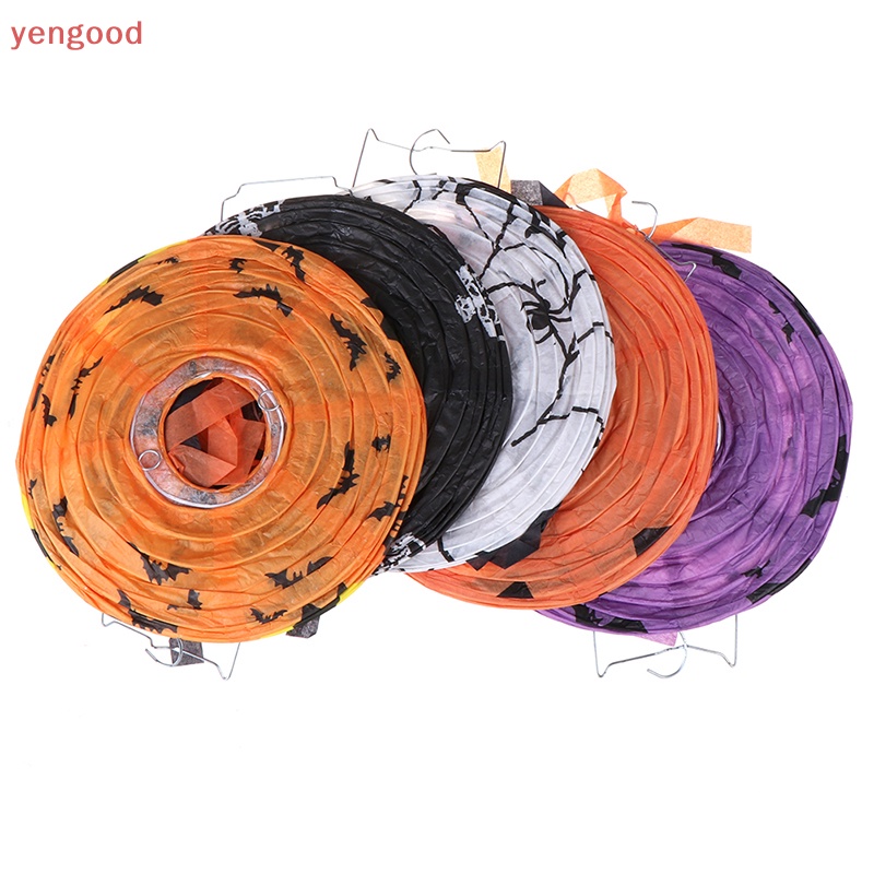 Lồng Đèn Giấy Hình Đầu Lâu Nhện Dơi Trang Trí Halloween