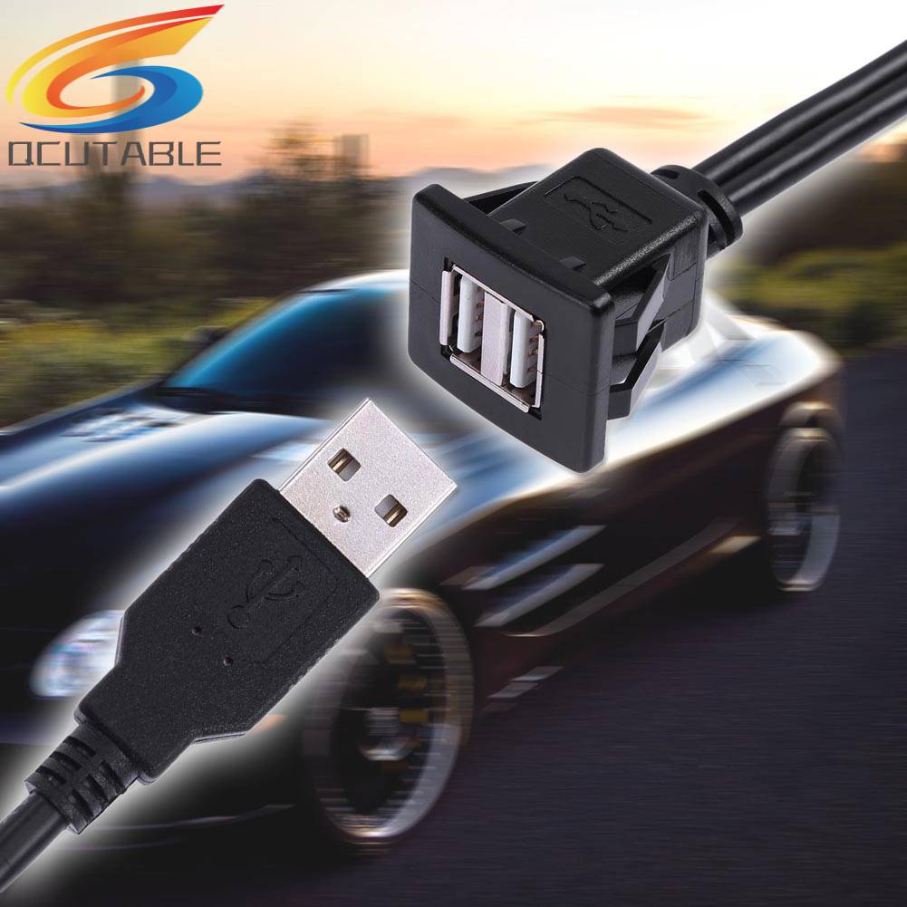 Dây Cáp USB 2.0 A Dài 1m Gắn Bảng Điều Khiển Xe Hơi