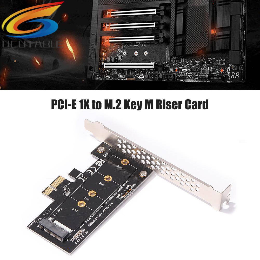 Card Chuyển Đổi PCI-E 1X Sang M.2 NVME M SSD PCI Cho Máy Tính Bàn