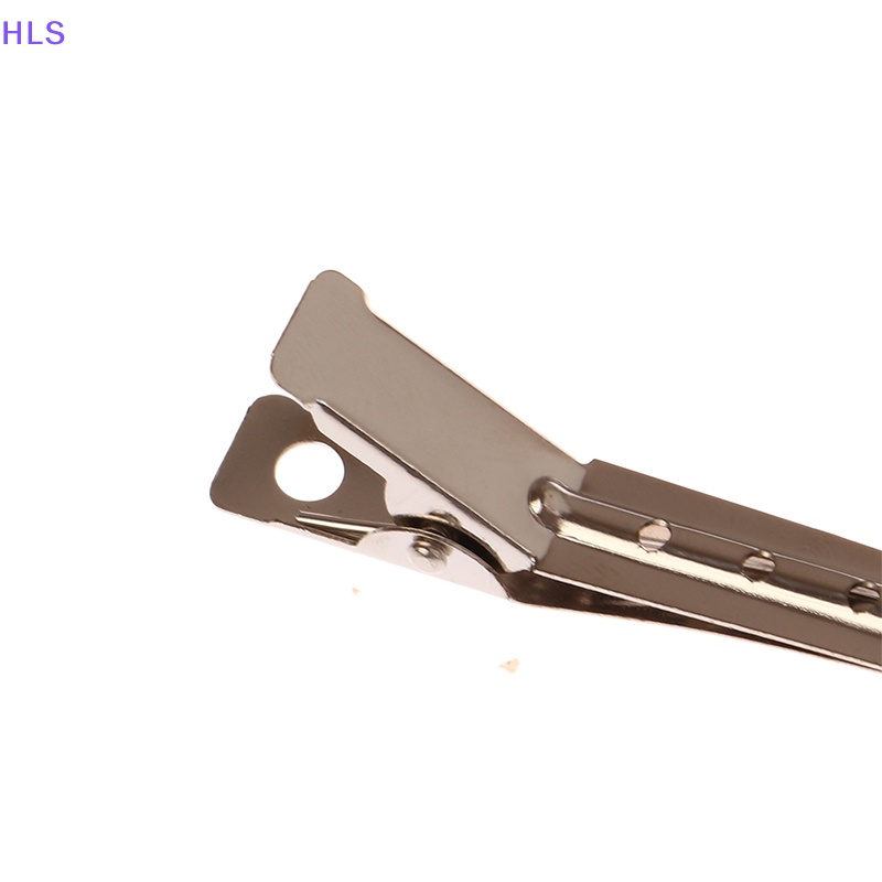 Set 10 Kẹp Tóc Tạo Kiểu DIY Bằng Kim Loại Chuyên Dụng Cho Salon