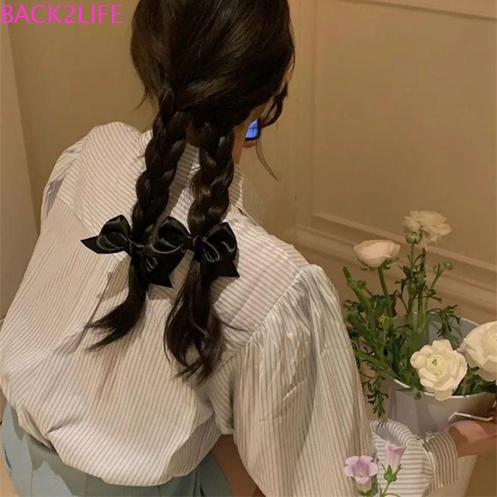 BACK2LIFE Kẹp Tóc Hình Nơ Xinh Xắn Phong Cách Hàn Quốc Cho Nữ 2life