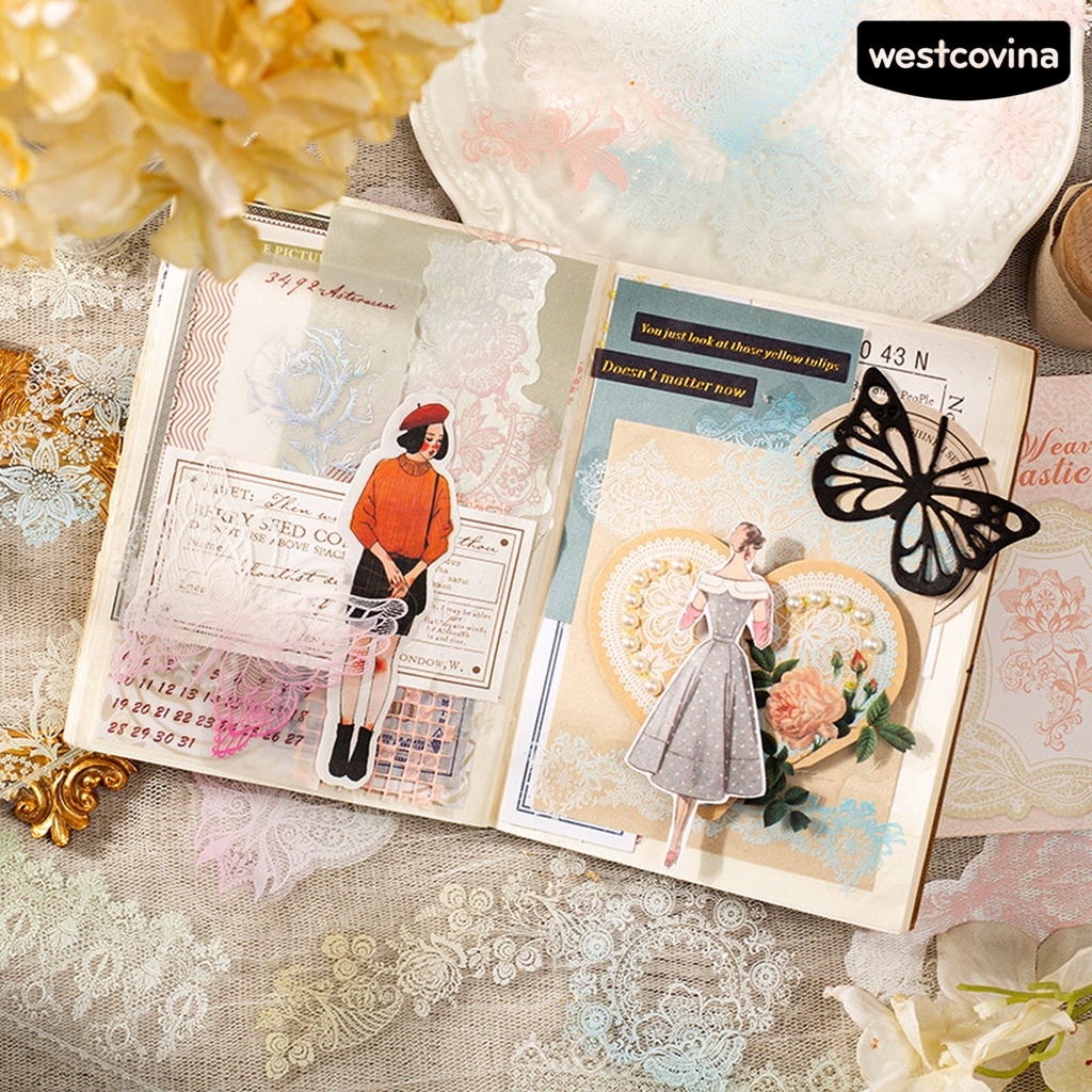 [WSTN]✎Bộ 20 Miếng Dán Trang Trí Sổ Tay Màu Sắc Gradient Xinh Xắn