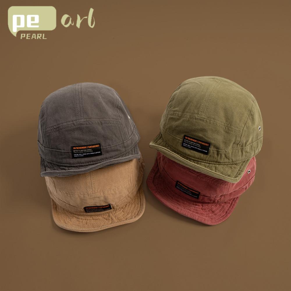 PEARLVN .Mũ Lưỡi Trai Vành Ngắn Có Thể Điều Chỉnh Phong Cách Retro
