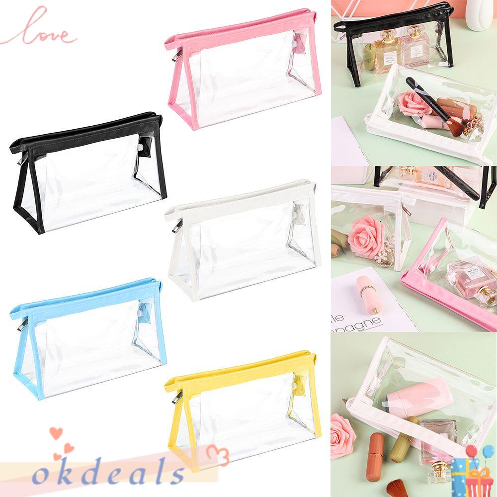 OKDEALS Túi Đựng Bút Chì / Đồ Trang Điểm Sức Chứa Lớn Có Khóa Kéo