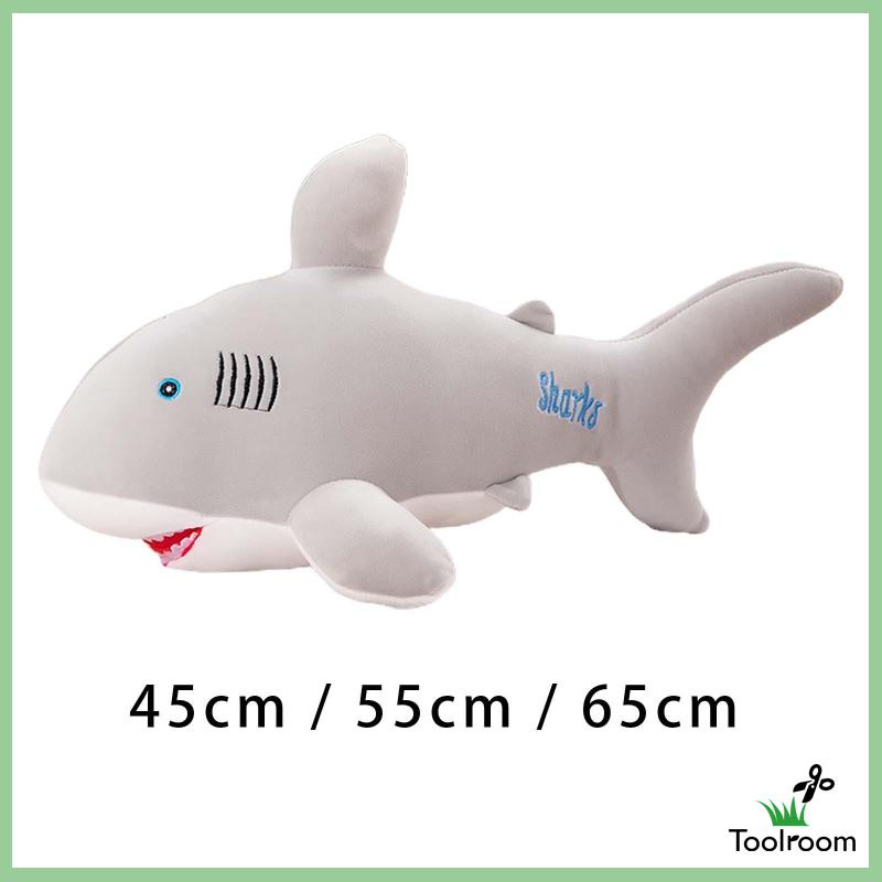 Gối Ôm Hình Cá Mập Nhồi Bông Dễ Thương Dùng Trang Trí Sinh Nhật / Du Lịch / Valentine