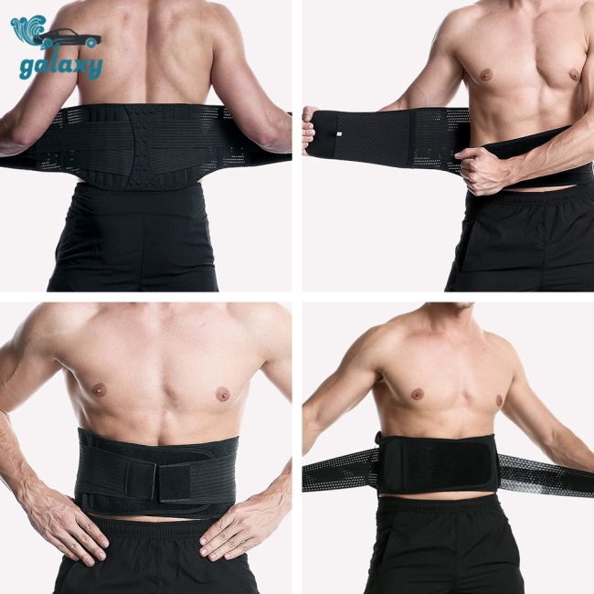 Galaxy Đai Đeo Hỗ Trợ Lưng Hai Lớp Thoáng Khí Thoải Mái Có Thể Điều Chỉnh Cho Sciatica Herniated Disc Scoliosis