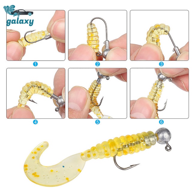 Galaxy Set 15 Mồi Giả Nhử Cá Bằng Nhựa Mềm Hình Ếch