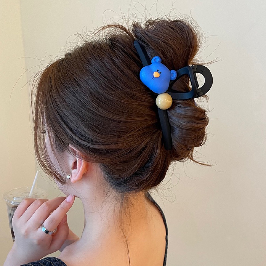 Kẹp Tóc Bằng Acrylic Họa Tiết Hoạt Hình Phong Cách Hàn Quốc Dễ Thương Cho Nữ