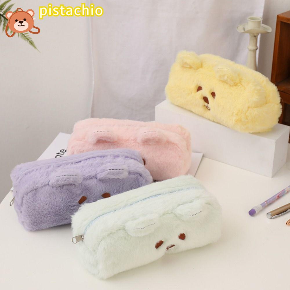 PISTA Túi Đựng Bút Chì / Mỹ Phẩm Để Bàn Sức Chứa Lớn Tiện Dụng