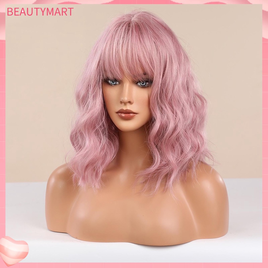 Bộ 3 Tóc Giả Mềm Mại Dạng Lưới Gợn Sóng Tự Nhiên Chất Lượng Cao Cho Nữ