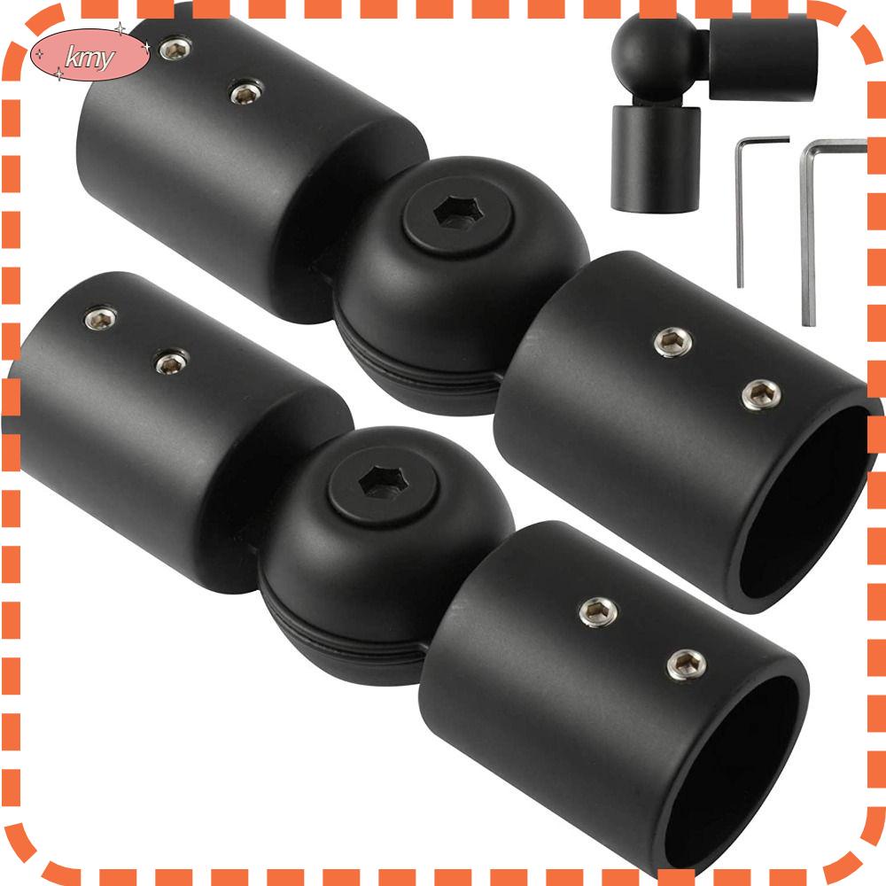 Krny Set 2 Đầu Nối Góc / Cần Nối Rèm Cửa / Thanh Treo Rèm Nhà Tắm Bằng Thép Không Gỉ Chịu Tải Nặng