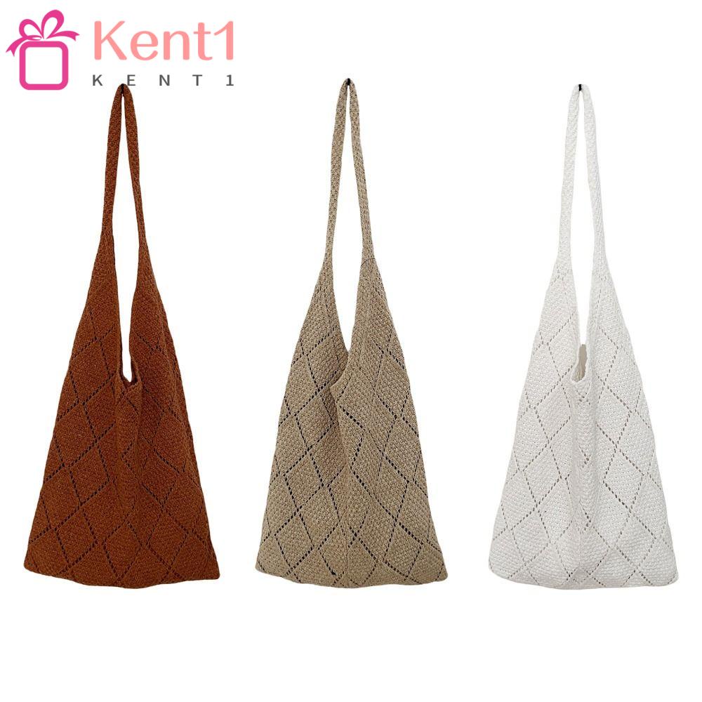 KENT1 Túi Xách Đeo Vai Vải Dệt Kích Cỡ Lớn Thời Trang Dành Cho Nữ