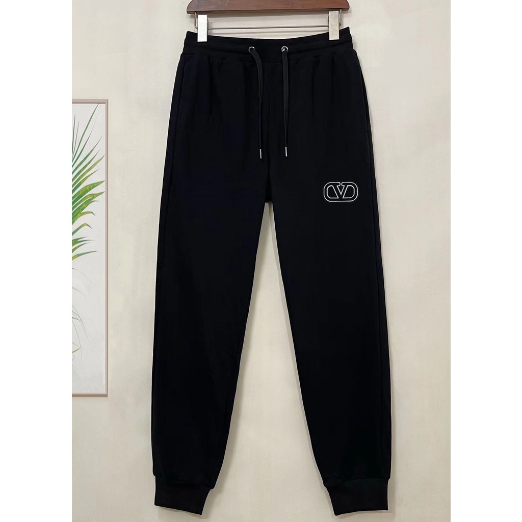 Quần Dài Nam Vải cotton Mỏng Lưng Thun Co Giãn Tốt Thêu logo Thời Trang Size S-4XL Valent1n0