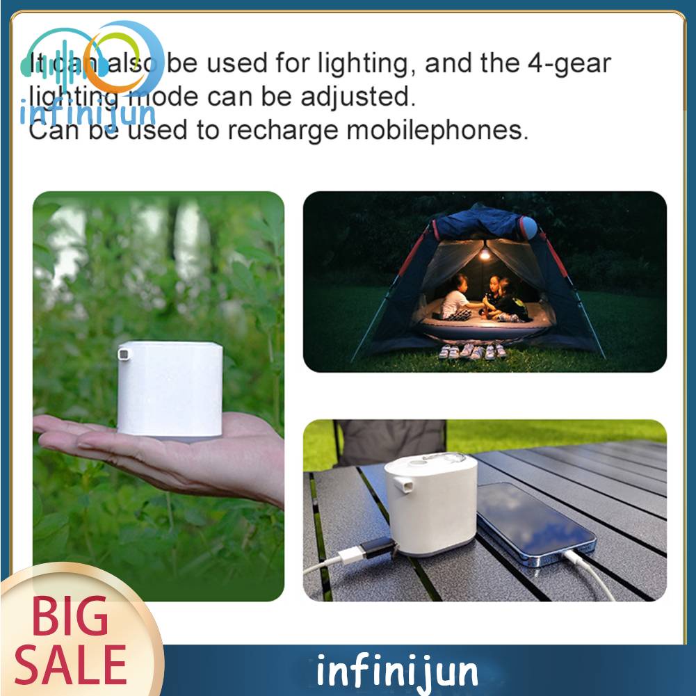 Máy Bơm Hơi 3600mA Chống Thấm Nước Cho Thuyền Cao Su