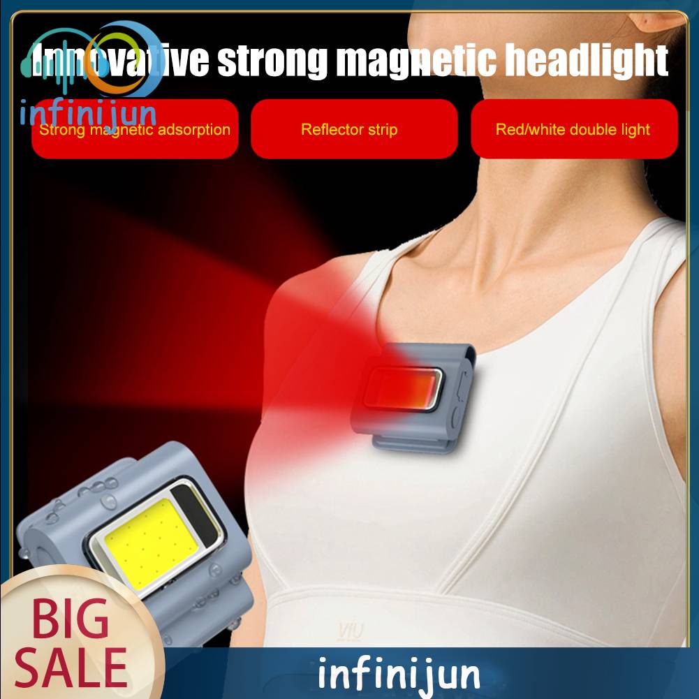 Bộ 2 Đèn LED Đeo Cổ IPX4 COB Chống Thấm Nước Tiện Dụng Cho Cắm Trại / Làm Việc