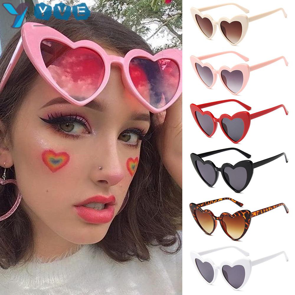 YVE Kính Mát Gọng Trái Tim Thời Trang Cho Nữ