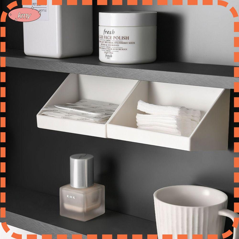 KRNY Bộ 2 Giá Đỡ Mỹ Phẩm Gắn Tường Nhà Tắm Tiện Dụng