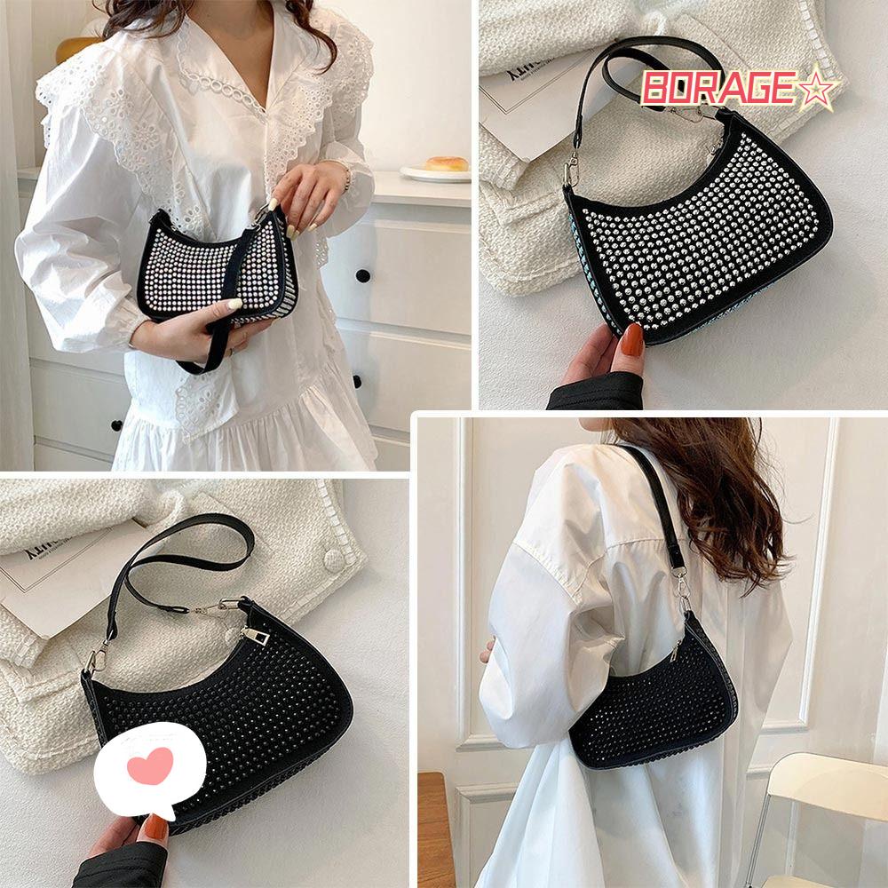 BORAG Túi Kẹp Nách Đính Đá Đa Năng