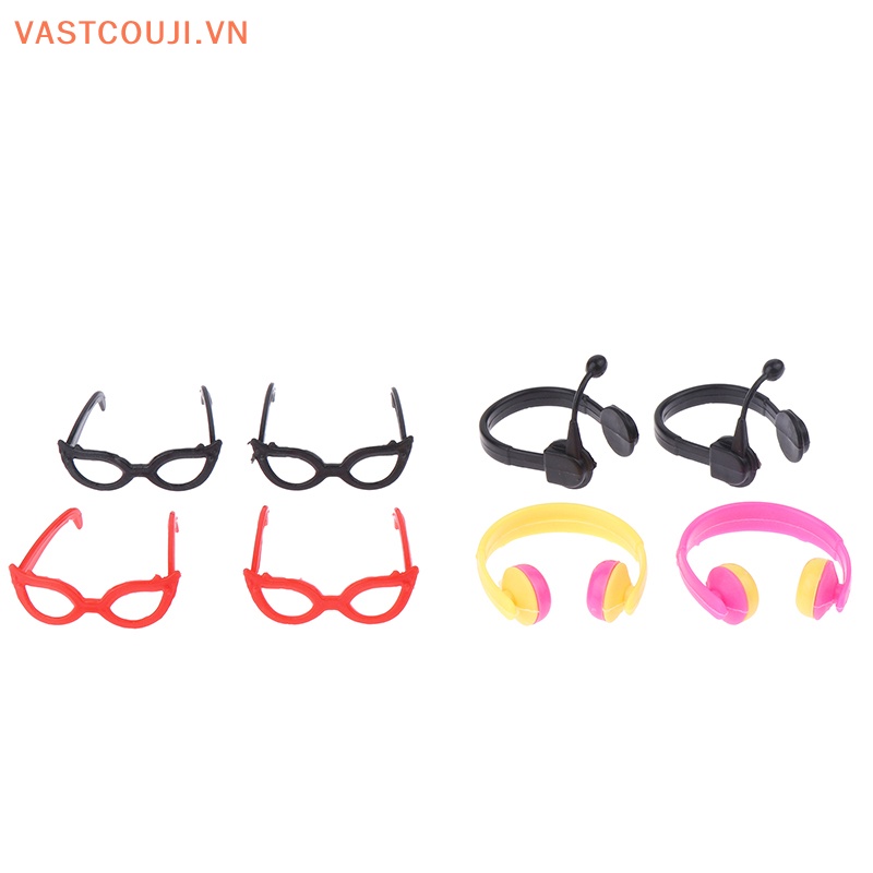 Bộ 8 Mắt Kính Nhựa 30CM Dùng Trang Trí Búp Bê VASTJI