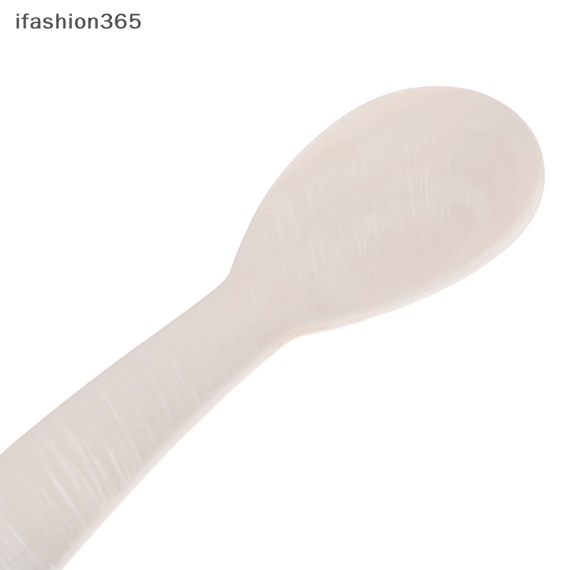 [ifashion365] Muỗng Cà Phê Cán Hình Vỏ Sò Đính Ngọc Trai Thủ Công