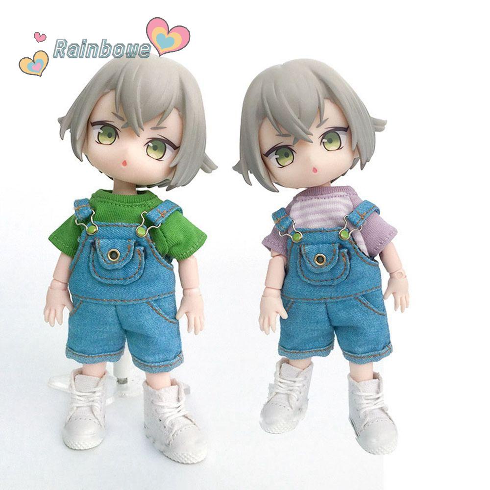 RAINBOW Bộ Quần Áo Thời Trang Dành Cho Búp Bê OB11 1 / 12BJD