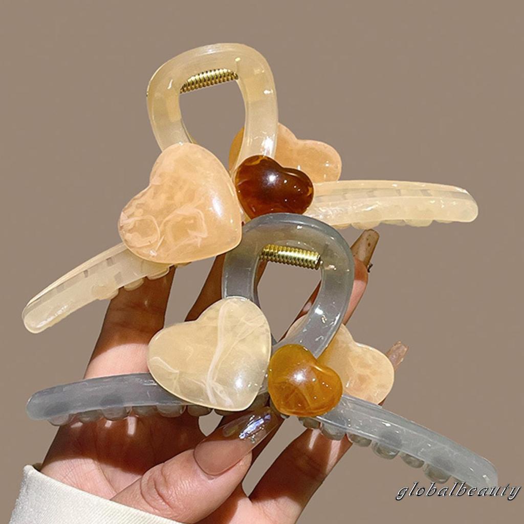 Kẹp Tóc Càng Cua Bằng Nhựa Chống Trượt Dày Dặn Cho Cô Dâu