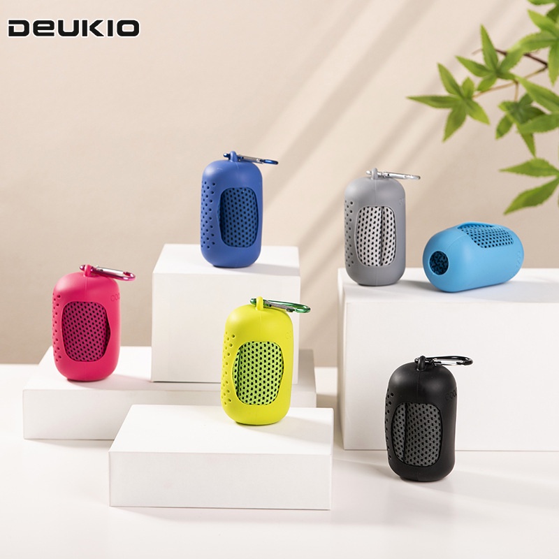 Deukio Set Khăn Tắm Bằng Silicon Mini Nhanh Khô Tiện Dụng Cho Hoạt Động Ngoài Trời