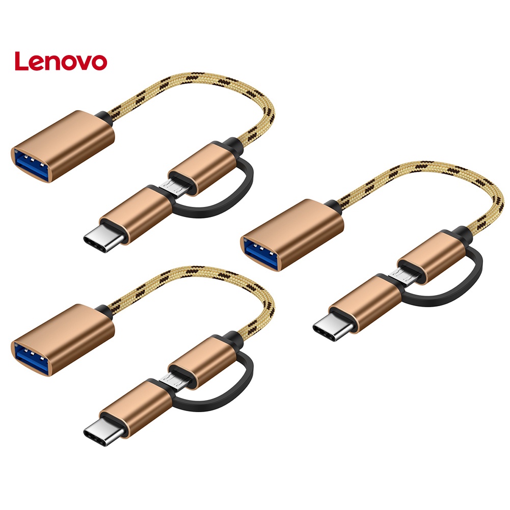 Bộ 3 Dây Cáp USB 3.0 Micro USB Type-C OTG 2 Trong 1 Cho Samsung