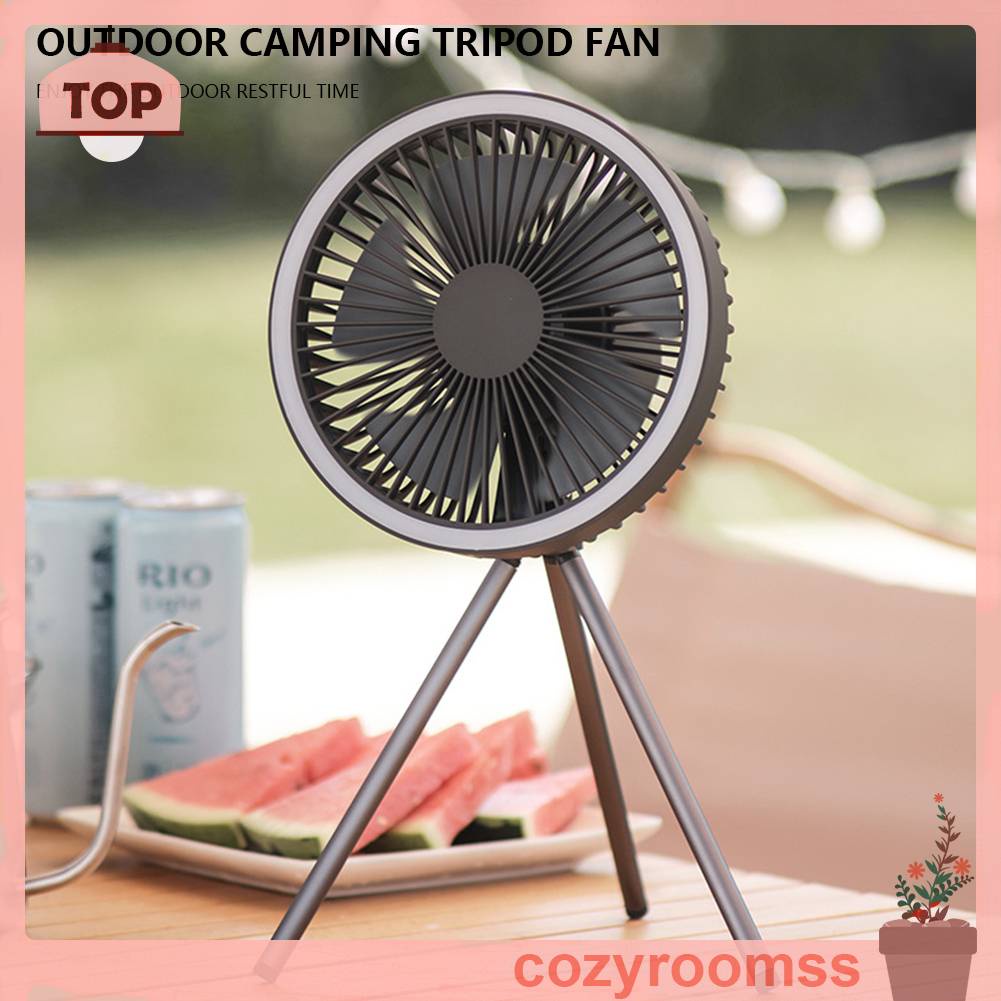 Quạt Làm Mát Để Bàn 3 Tốc Độ 10000mAh Cắm Trại Ngoài Trời
