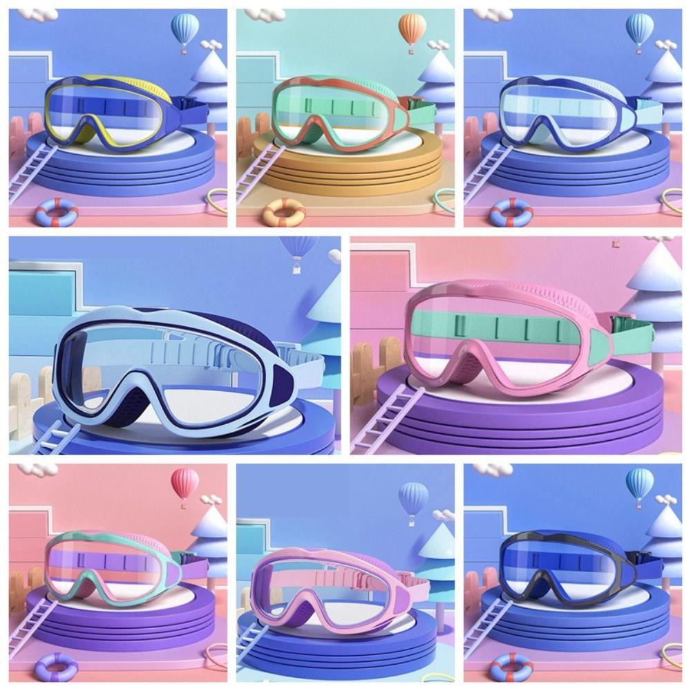 Kính Bơi Chuyên Nghiệp Bằng Silicone Mềm Trong Suốt Cho Trẻ Em