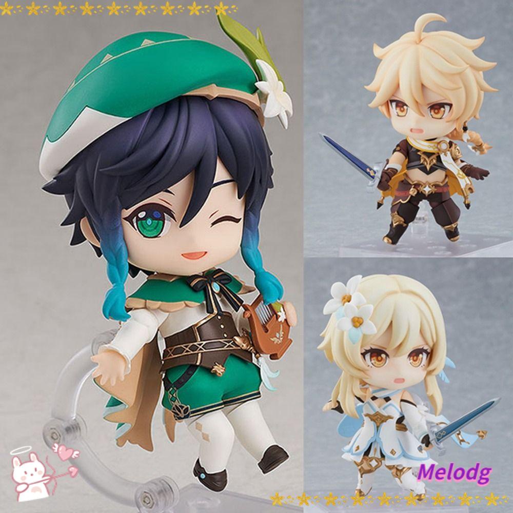 MELODG Mô Hình Đồ Chơi Nhân Vật Hoạt Hình Bằng ABS + PVC Cho Genshin Va Chạm
