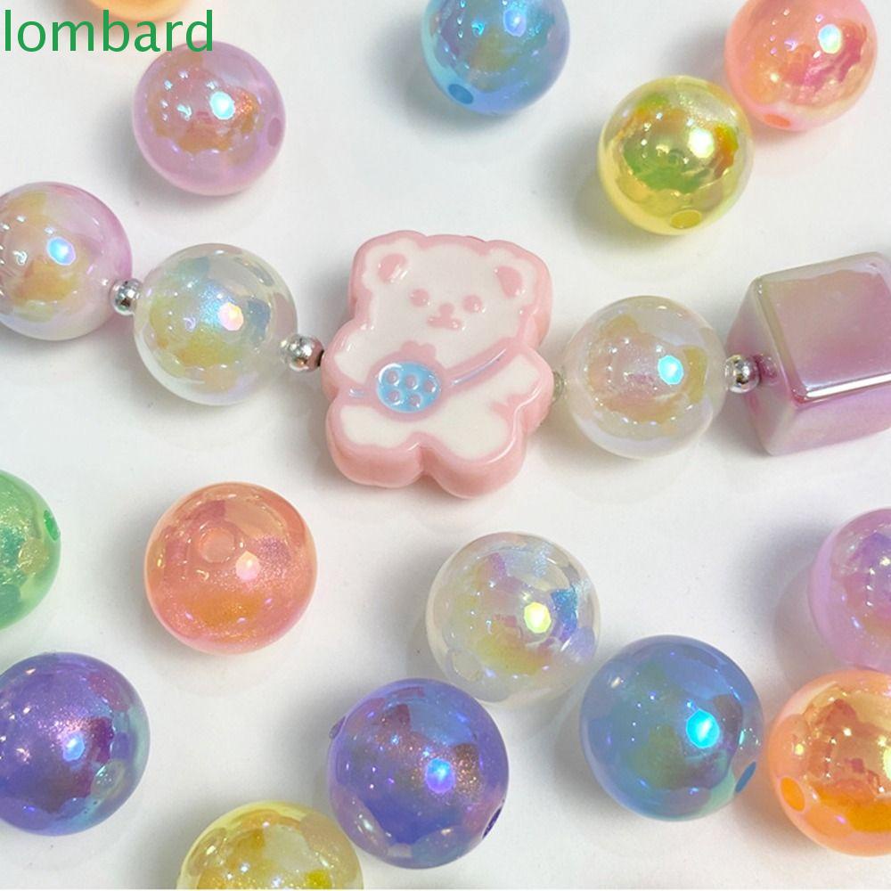 LOMBARD Túi 10 Hạt Tròn Dạ Quang Dễ Thương Dùng Làm Trang Sức DIY