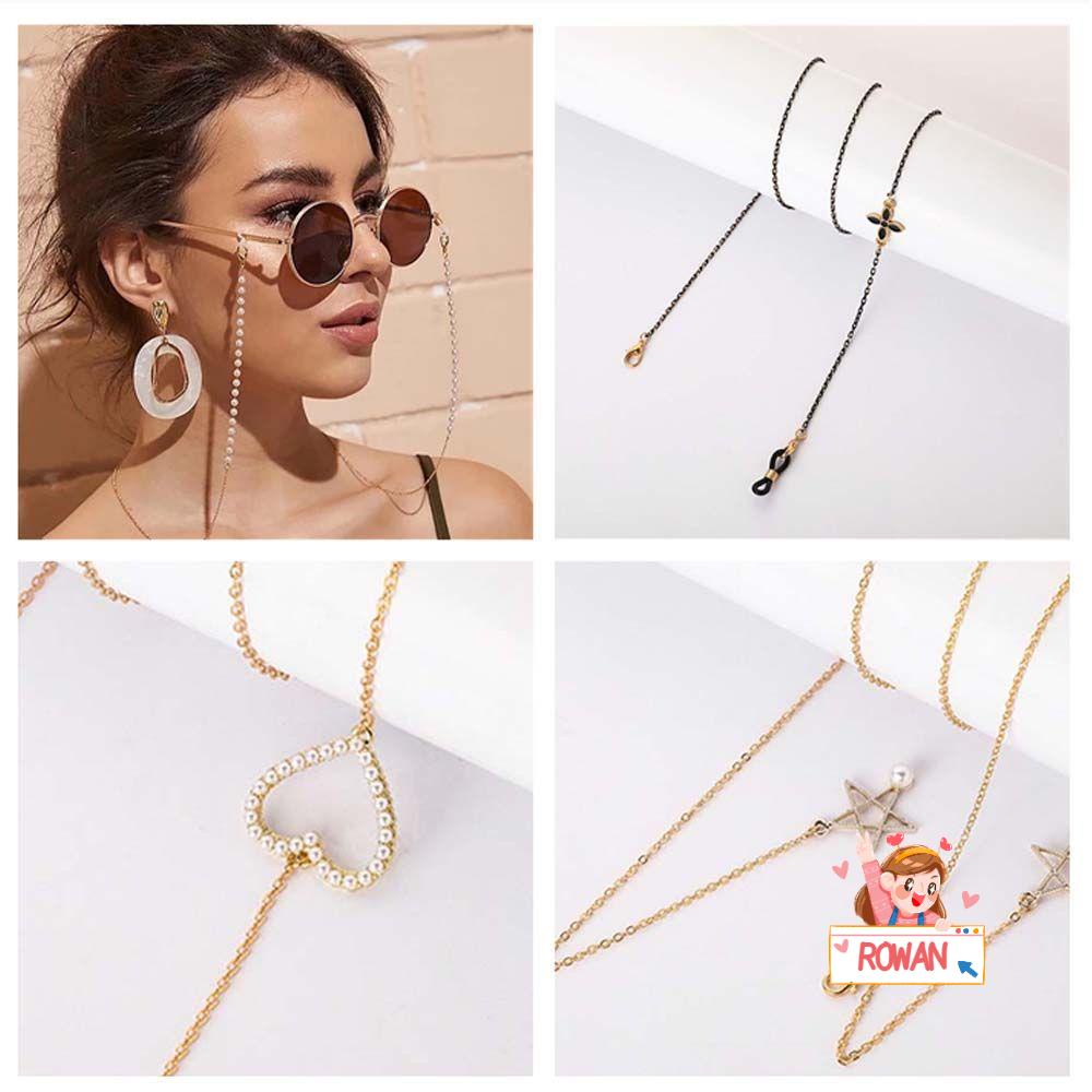 ROWANS Dây Đeo Mắt Kính Dạng Chuỗi Nhiều Màu Sắc