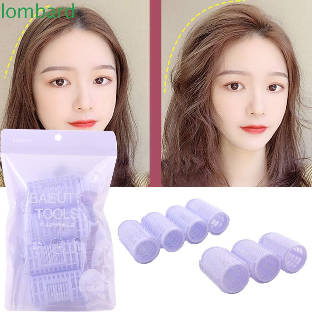 LOMBARD Set 3 / 4 Lô Uốn Tóc Xoăn Tự Nhiên Bằng Nhựa Thời Trang Cho Nữ