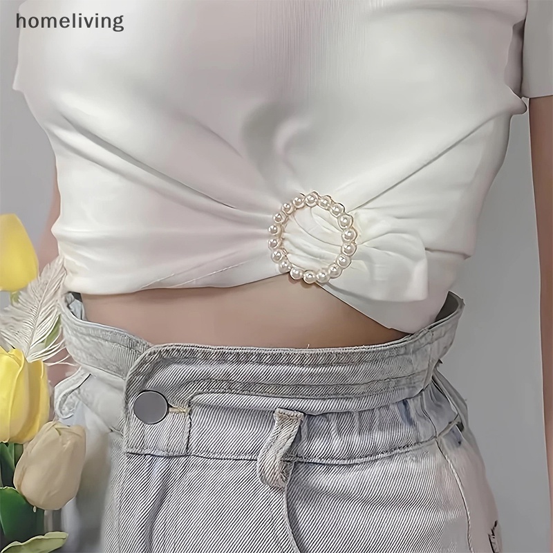 Khóa Cố Định Thắt Lưng Cố Định Góc Quần Áo Đính Ngọc Trai Thông Dụng Trang Trí Cho Nữ