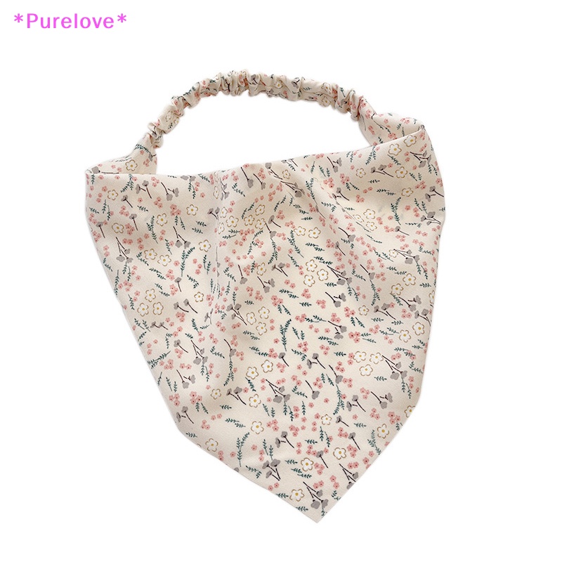 Băng Đô Co Giãn In Họa Tiết Hoa Xinh Xắn Cho Nữ Mới