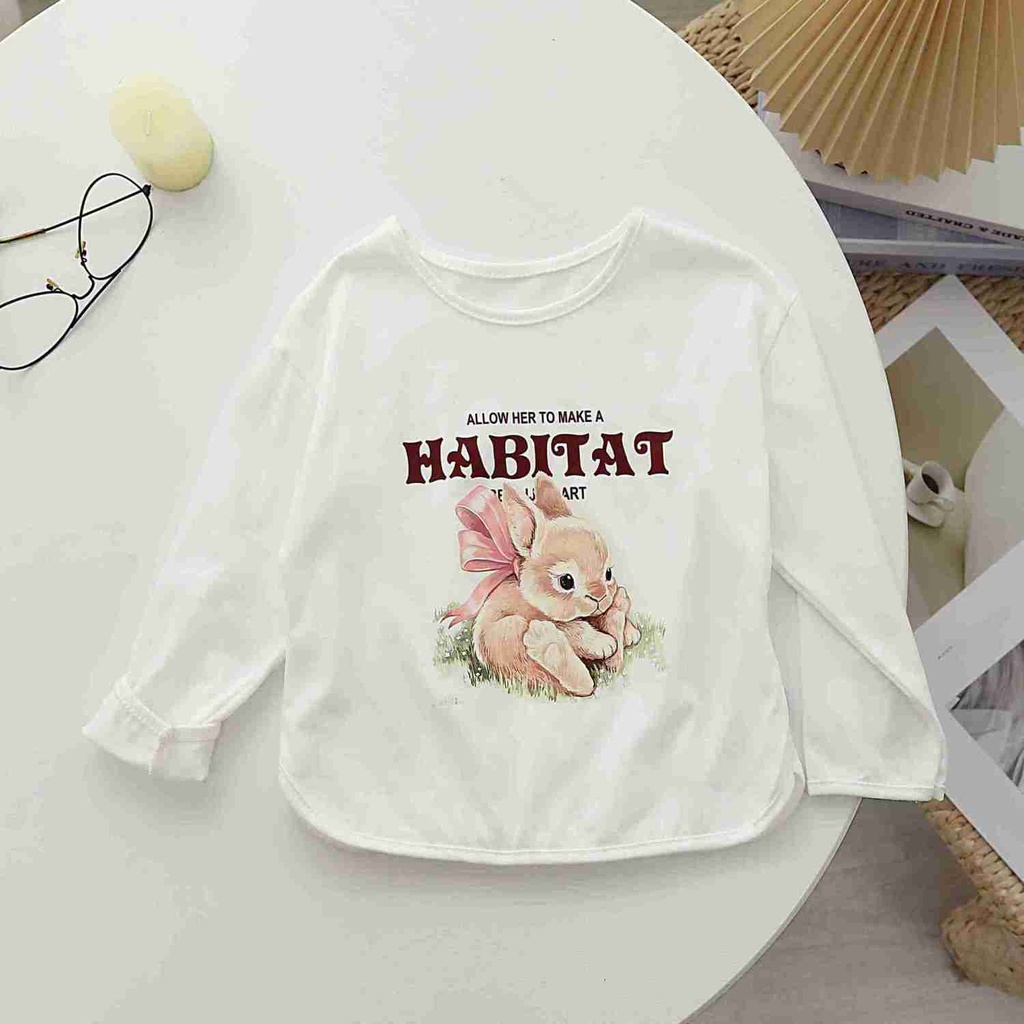 Áo Sơ Mi cotton Cổ Bẻ In Họa Tiết Thời Trang Cho Bé Gái