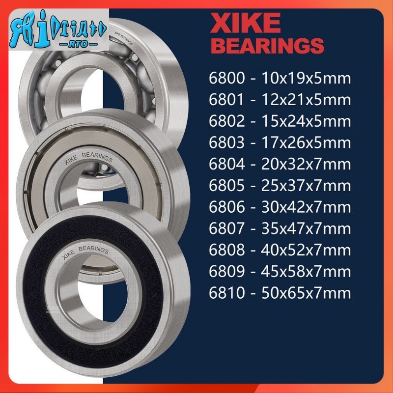 Vòng Bi RTO 6800 6801 6802 6803 6804 6805 6806 6807 6808 6809 6810 2RS / ZZ / Open Chất Lượng Cao
