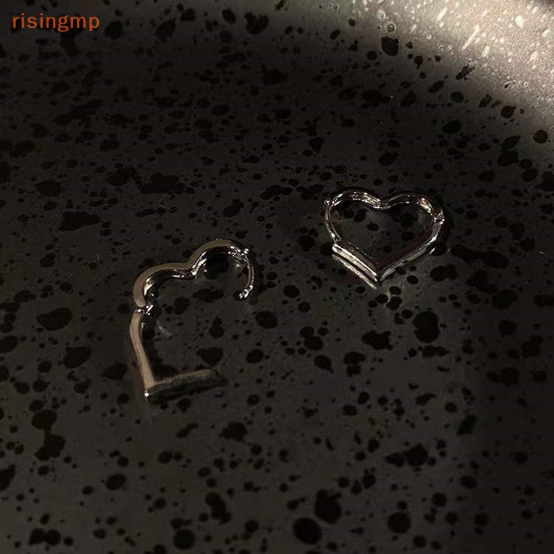 1 Đôi Bông Tai Bạc Hình Trái Tim Nhỏ Không Gây Dị Ứng Phong Cách Hàn Quốc Dành Cho Nữ