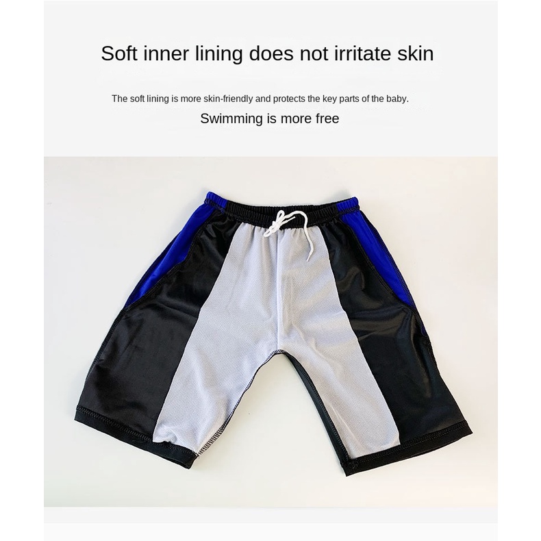 Bộ Đồ Bơi Hai Mảnh Nhanh Khô Kiểu Thể Thao Năng Động Cho Bé Trai