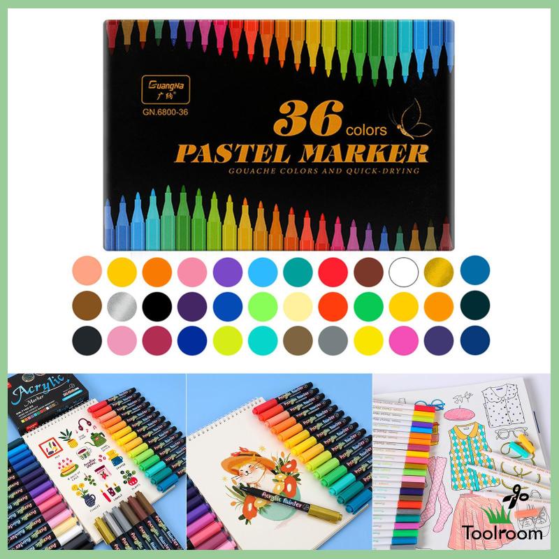 Bộ Bút Vẽ Nghệ Thuật Chống Thấm Nước Bằng Acrylic