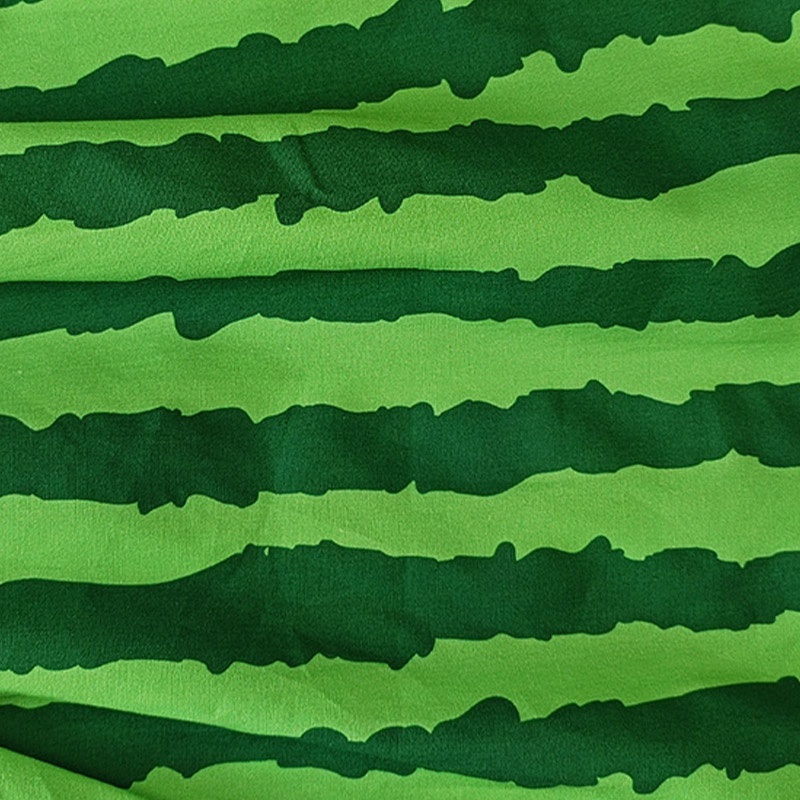 Quần short YOUTANG dáng rộng thoải mái thoáng khí họa tiết dưa hấu thời trang nam nữ 2023